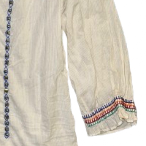 British India Traveller Blouse Top Embroidered - Picture 11 of 12